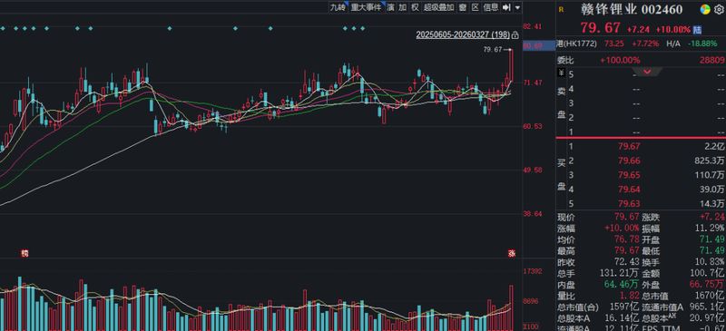 资本博弈内幕:锂矿巨头狂欢与ST股地天板背后的真相 股票财经