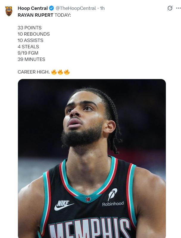  从边缘到爆发：吕佩尔33分三双背后的技术解码与生存博弈 体育新闻