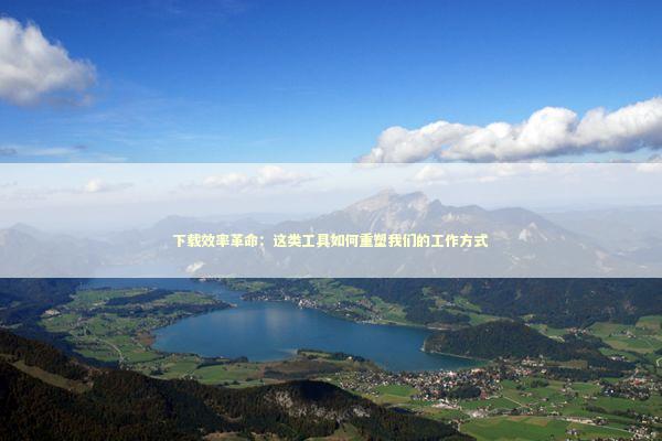 下载效率革命：这类工具如何重塑我们的工作方式 IT技术